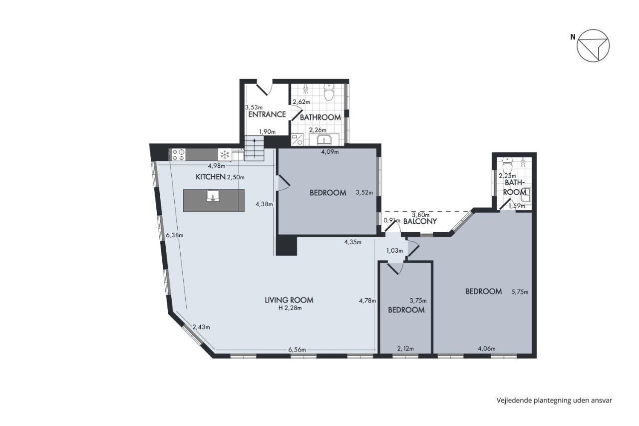 Sanders Regent - Popular Three-Bedroom Apartment Near Central Square Copenhagen Exterior photo